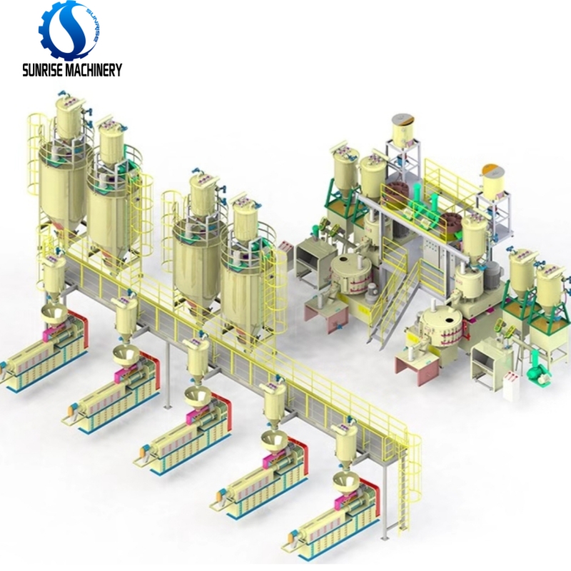 Complete PVC Auto Weighing Mixing and Conveying System